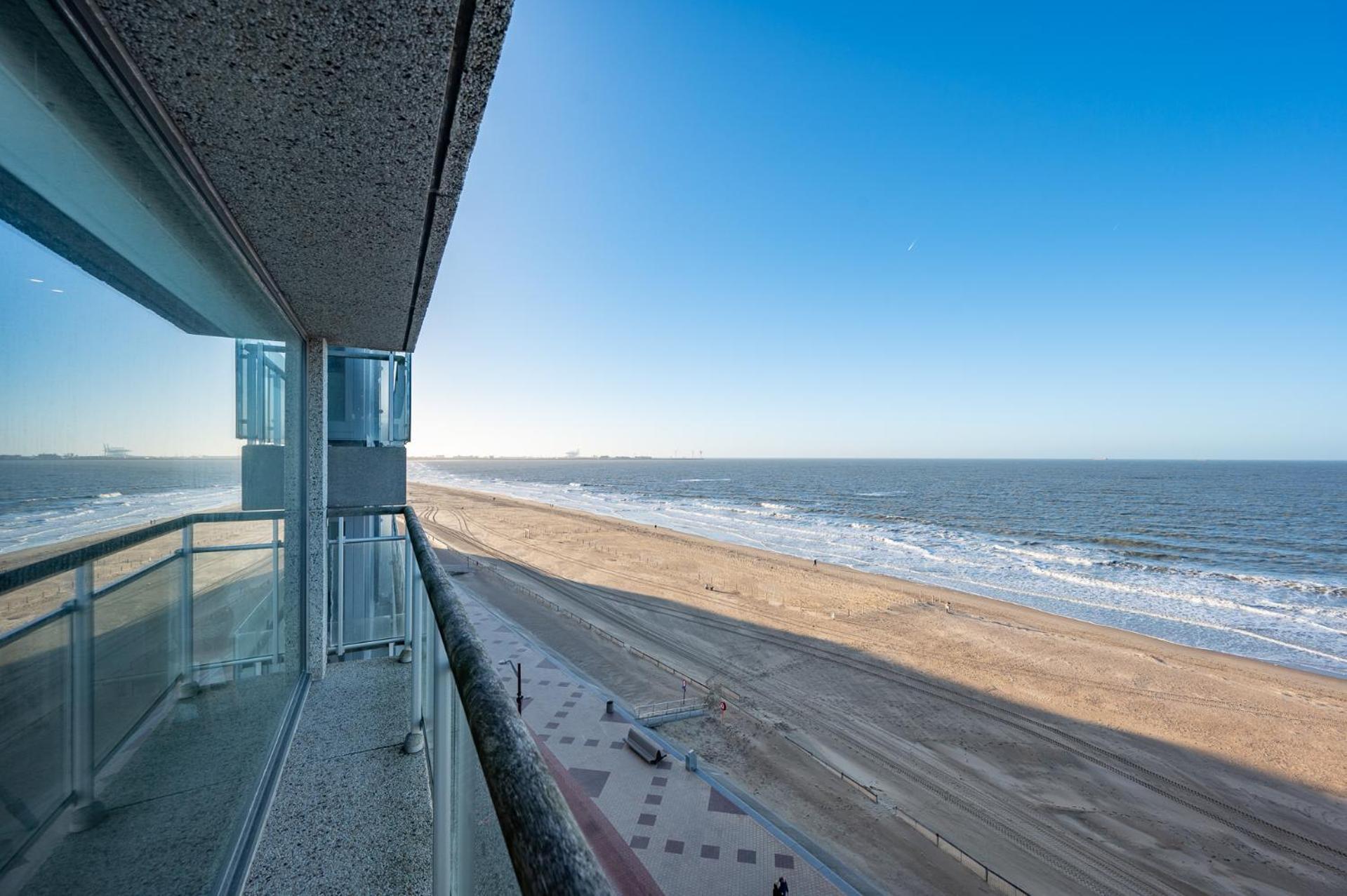 7E Verdiep Appartement Op De Zeedijk In Knokke Voor Max 6 Personen Eksteriør billede
