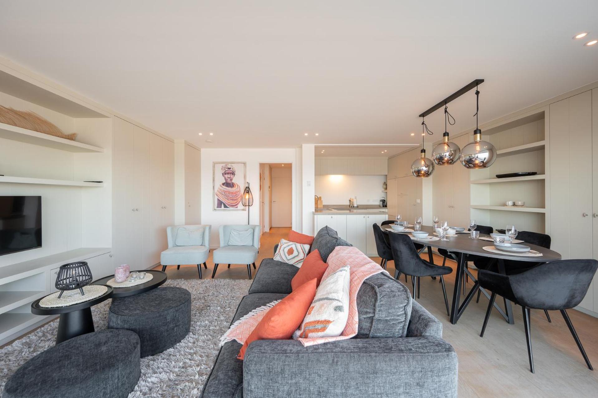 7E Verdiep Appartement Op De Zeedijk In Knokke Voor Max 6 Personen Eksteriør billede